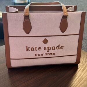 NWT Kate Spade New York Ellie Canvas Large Tote Bag